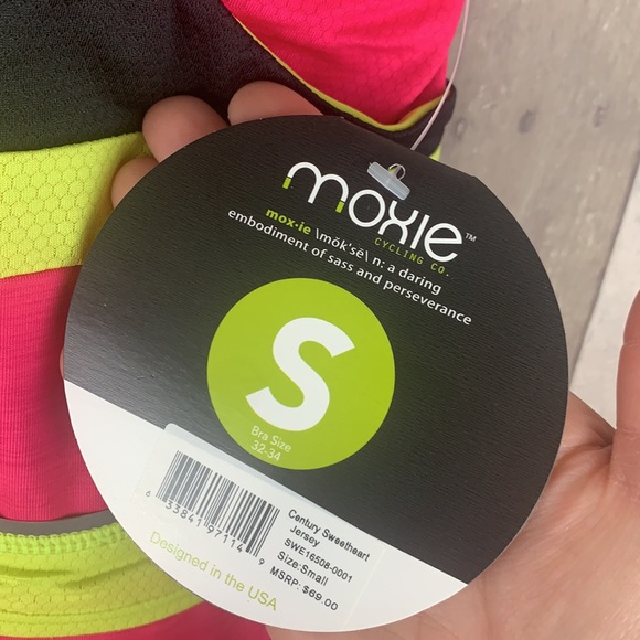 NWT Moxie Cycling Century Sweetheart Jersey size Small - Picture 7 of 10